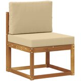  Set vanjskih sofa s jastukom 5 pcs Prirodna | shoptok.hr
