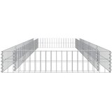  Gabionska povišena gredica od pocinčanog čelika 400x100x20 cm | Eponuda.com