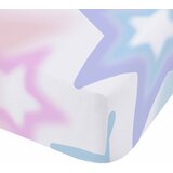 Catherine Lansfield Bela/rožnata napenjalna otroška rjuha za zakonsko posteljo 135x190 cm Ombre Stars – | Shoptok.si