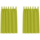  Zavjese za blackout s prstenovima 2 kom. Zelena 175 x 140 cm | shoptok.hr
