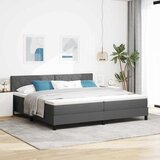  Krevet s opruga kutije Tamno siva 200 x 200 cm tkanina | shoptok.hr