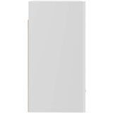Viseći ormarići 2 kom visoki sjaj bijeli 50x31x60 cm od iverice | shoptok.hr