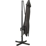  Vrtni senčnik z LED lučkami antraciten 300 cm, (20610693) | Shoptok.si
