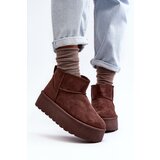 Boto Suede Platform Snow Boots Brown Corcoran | ePonuda.com