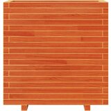  Vrtno cvetlično korito voščeno rjavo 70x40x72 cm trdna borovina | Shoptok.si