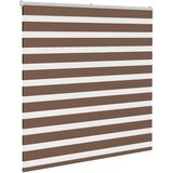 Zebra zavjesa Smeđa 145x100 cm Širina tkanine 140,9 cm Poliester | Shoptok.si