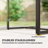 Bistro set od ratana 3 dijela 2 stolice stolić za kavu i jastuci svijetlosivi | shoptok.hr
