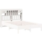 vidaXL Vzglavje s predelki bela 150 cm trdna borovina | Shoptok.si