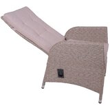 Garden Pleasure Svetlo rjav vrtni fotelj iz umetnega ratana Braga - | Shoptok.si