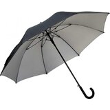 Dežnik golf protect z gumijastim ročajem premer 132cm črn-siv PROMOCIJA | Shoptok.si