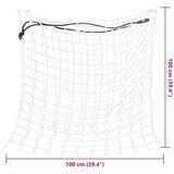  Mreže za Sijeno 2 kom okružne bijele 100x100 cm PP | shoptok.hr