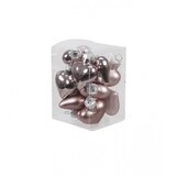 Master ukras za jelku stakleni srce 40mm smokey rose 12/1 124443 Cijene