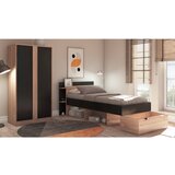 Marckeric Crni/u prirodnoj boji ormar u dekoru hrasta 90x180x53 cm Dennis – | shoptok.hr