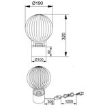 REALITY Stona lampa DAVE 1xE27/40W/230V | Eponuda.com