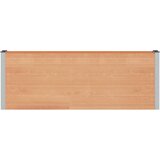  Vrtna visoka greda Rjava 200 x 30 x 72 cm WPC in aluminij, (5000287724) | Shoptok.si