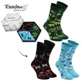 ZOOKSY/RAINBOW SOCKS Rainbow Socks For doctors and medics Of 3 Pairs | Shoptok.si