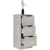  Komode 2 kosa betonsko sive 30x30x70 cm konstruiran les, (20653972) | Shoptok.si