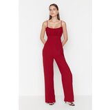 Trendyol Red Belted Jumpsuit | Shoptok.si
