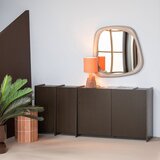 WOOOD Tamno smeđa komoda u dekoru jasena 200x85x44 cm Brock – | shoptok.hr