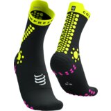 Čarape Compressport PRS V4.0 Trail Black/Safe Yellow/Neo Pink - T4 | shoptok.hr