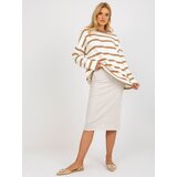 RUE PARIS Sweater-LC-SW-2212.97P-Light Brown Cene