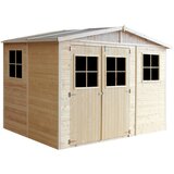 Timbela Lesena vrtna hiša - H226x324x216 cm/6 m² - Panelna konstrukcija, Vrtna lopa s podi - M334+M334G, (21922354) Cene