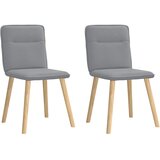 Maison Chic Jedilni stoli - Vzorci stoli 2 kosa svetlo sivo blago A484, (22031898) | Shoptok.si