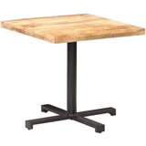 vidaXL Bistro mizica kvadratna 80x80x75 cm robusten mangov les | Shoptok.si
