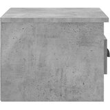  Zidni noćni ormarići 2 kom siva boja betona 41,5 x 36 x 28 cm | shoptok.hr