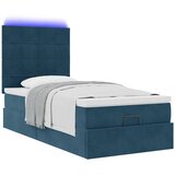  Okvir kreveta s madracima tamnoplavi 90x200cm baršunasti | shoptok.hr