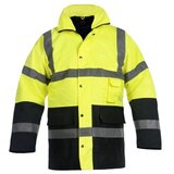 Beorol Zimska jakna neon sa kapuljačom, žuto/crna ( HVJP91BEZXXXL ) u