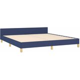  Okvir za krevet bez madraca plavi 160x200 cm od tkanine | shoptok.hr