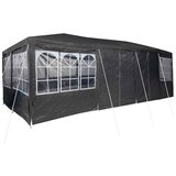 Šator za zabave Antracit 800 x 400 x 266 cm Polietilen | shoptok.hr