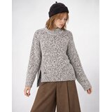 Lacoste Pull col roulé mouliné en laine mélangée Bijela | shoptok.hr