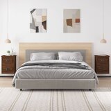  Zidni noćni ormarići 2 kom smeđa boja hrasta 41,5x36x53 cm | shoptok.hr