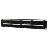 NPP-C548CM-001 Cat.5E 48 port patch panel with rear cable management