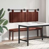  Držeće uzglavlje Zidne Sjajno smeđa 150 x 55 x 5 cm Antikni PU - Sjajna smeđa 140 cm bez LED | shoptok.hr