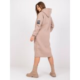 RUE PARIS Dress-RV-SK-7463.24X-beige | Shoptok.si