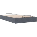  Okvir za krevet bez madraca tamnosivi 120x190 cm baršunasti | shoptok.hr