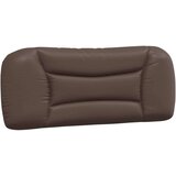  Postelja z vzmetnico rjava 100x200 cm umetno usnje | Shoptok.si