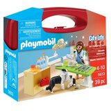 Playmobil City life Odlazak kod veterinara - set u koferu ( 1046299 ) Cene