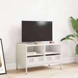 vidaXL TV omarica bela 68x39x43,5 cm hladno valjano jeklo | Shoptok.si