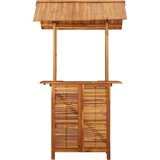  Vrtni barski stol s krovom 113x106x217 cm bagremovo drvo | shoptok.hr