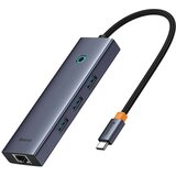 Baseus hub usb-c/6u1 dark grey | shoptok.hr
