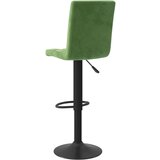 vidaXL Barski stolček temno zelen žamet, (20967342) | Shoptok.si