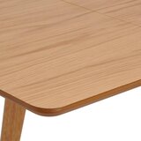 Livetastic JEDILNA MIZA, masivno les kavčukovca barve hrasta | Shoptok.si