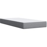  Krevet s oprugama i madracem svjetlosivi 100x200 cm od tkanine | shoptok.hr