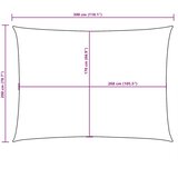 Jedro protiv sunca od tkanine Oxford pravokutno 2 x 3 m plavo | shoptok.hr