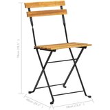  7-dijelni sklopivi vrtni blagovaonski set od bagremovog drva | shoptok.hr