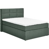 CARRYHOME POSTELJA BOXSPRING 100 cm x 200 cm , tekstil temno zelena | Shoptok.si